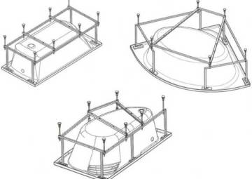 Каркас к ваннам